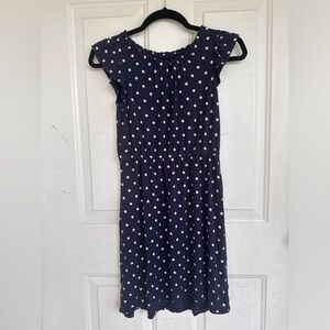 Old navy polka dot dress sleeveless comfy soft size L(10/12)